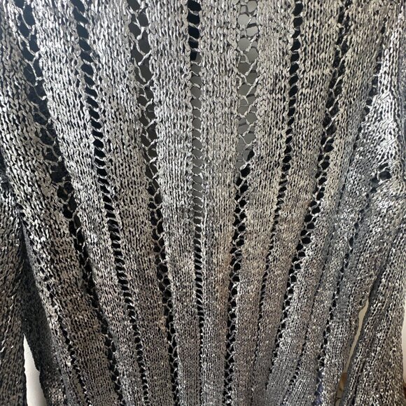 BCBGMaxAzria Reyes Cardigan in a grayish silver size small - Picture 3 of 3